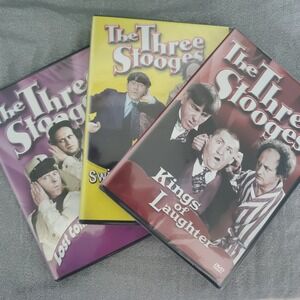 The Three Stooges DVD Set Kings of Laughter Lost Comedy Treasures Parade NEW